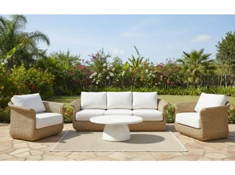 SONOMA - Outdoor Lounge Set With Beige Linen 