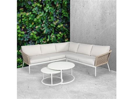 CASITA - Outdoor Sectional Sofa With Tables 