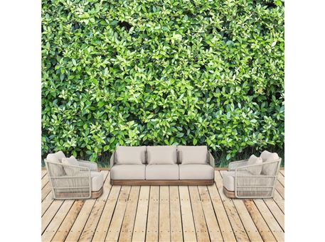 CORVO - Outdoor Lounge Set With Beige Linen