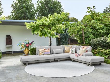 PESARO - Outdoor Sectional Sofa With Aluminum Frame