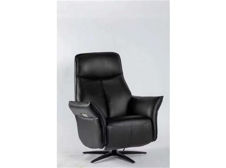 8189 - Leather Electric Recliner With Swivel Function