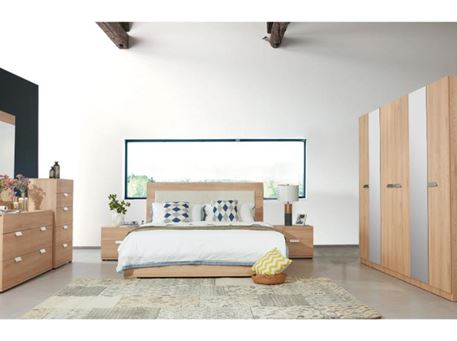 IMPERIAL- king-Size-Natural-Oak-Master-Bedroom-Set