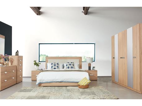 IMPERIAL- king-Size-Natural-Oak-Master-Bedroom-Set