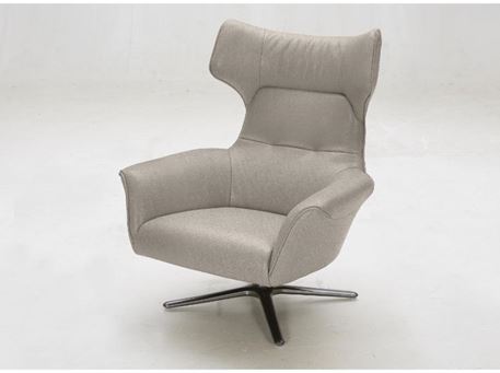 RANDALL - Beige Swiveling ArmChair