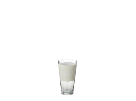 30531 - Delph glass vase white.