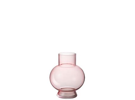 42641 - Glass ball shaped vase.