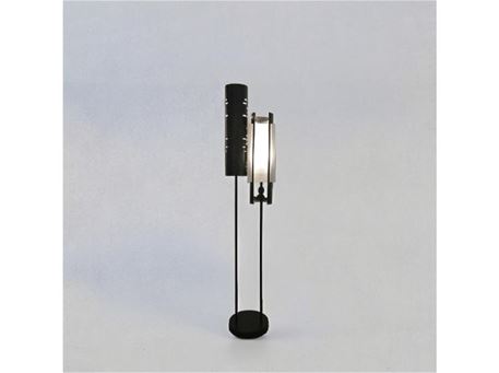 L048 -  Iron and acrylic floor lamp.