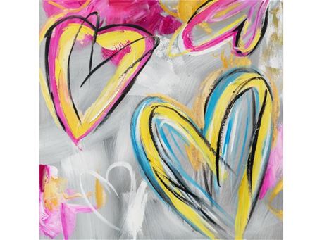 FR-G-29072-2C - Hand-made contemporary oil painting artwork.