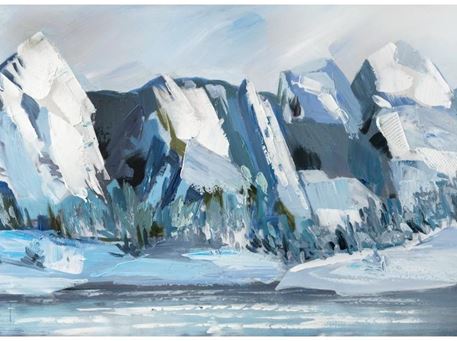 FR-G-29411-2C - Hand-made contemporary oil painting artwork.