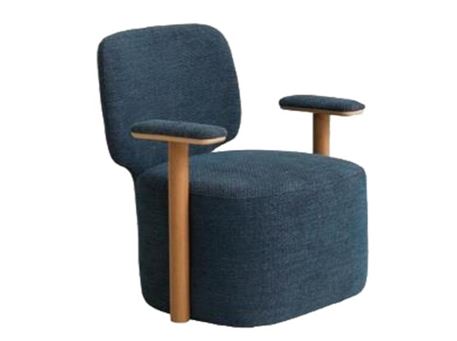0058A - Navy colored arm chairs.