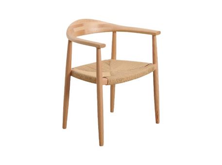 1439 - Naturel wood dining chair.