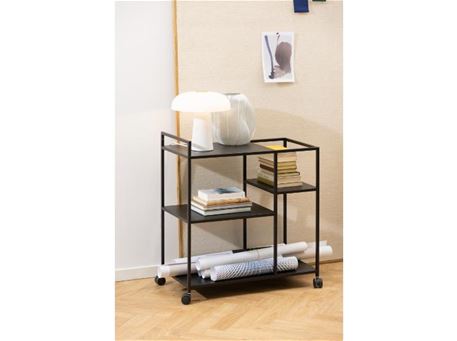 NEWCASTLE - Modern black trolley.