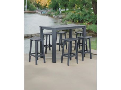 MATZO - Outdoor high chair dining set.