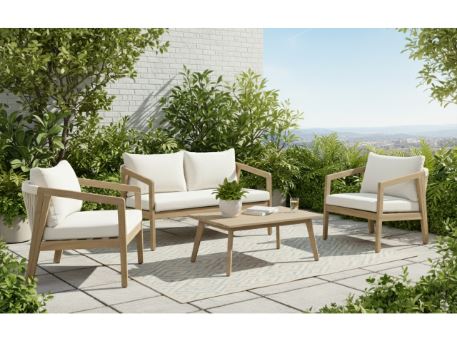 NARA - Outdoor beige colored living set.