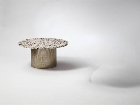 LOOOK - Terrazzo round coffee table set.