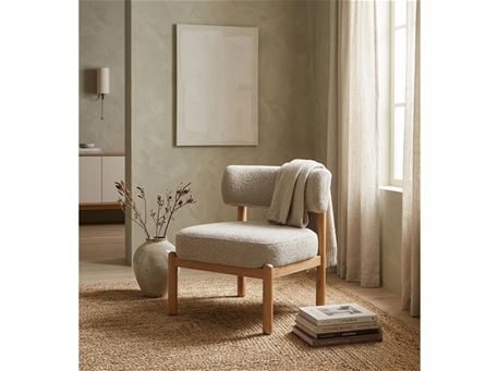 BURLEY-Lounge Chair Beige