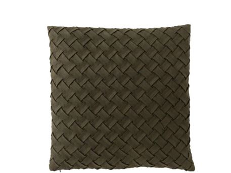 12980-Green Woven Cushion