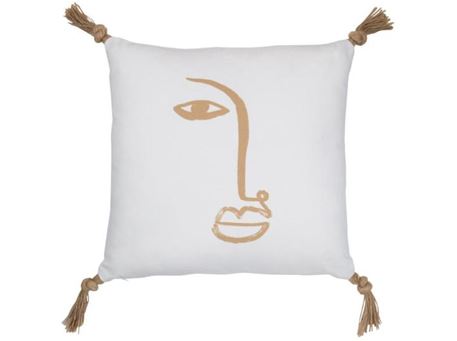 22883-Face White Cushion