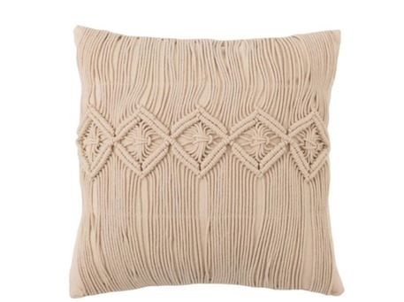 23150-Beige Cotton Cushion