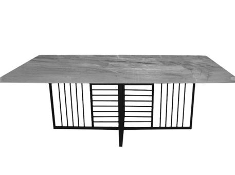 FRAME-Ceramic Top With Metallic Base