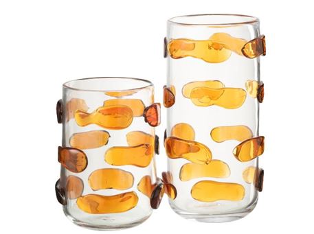 54531-Vase Pebbles Glass