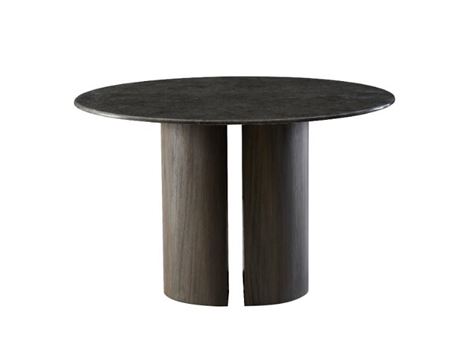 ASTRID- Round Marble Dining Table