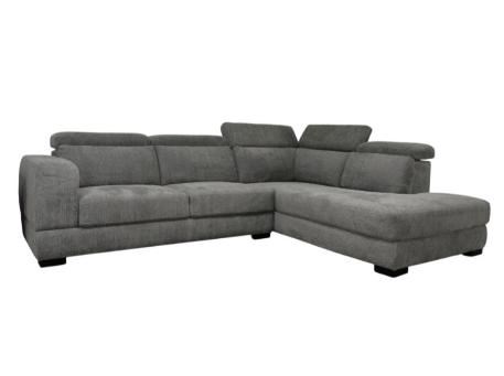 CYRANO-Grey Corner With Headrest 