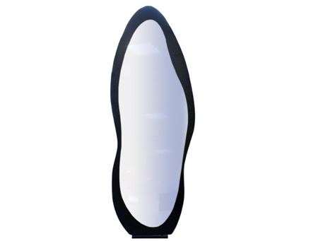 M2001-Black Standing Mirror 