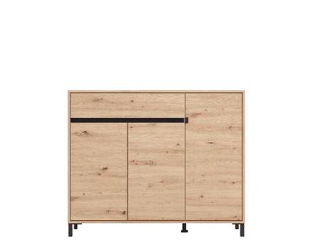 FLANNAN-4084-Artisan Oak Shoe Cabinet