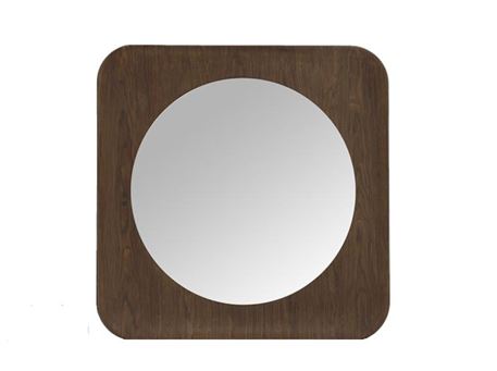 WF-8A131-Wall Mirror Walnut Frame