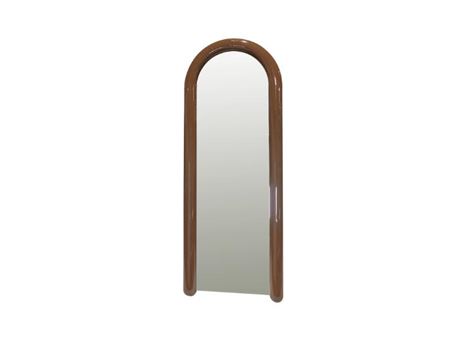 HF-8C002W-Floor Mirror Glossy Brown