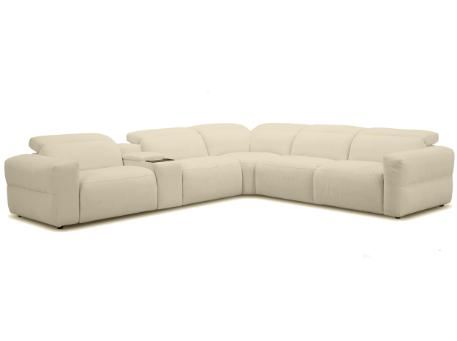 PAVET- Beige Corner With Reclining Mechanism 