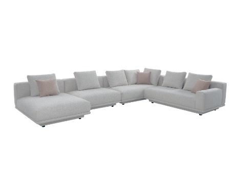 HADLEY-Sectional Greige Corner
