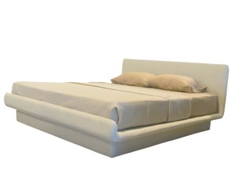 SUNROOM-Beige Upholstered King Bed