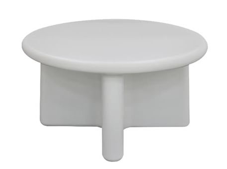 1B039-Matt White Coffee Table