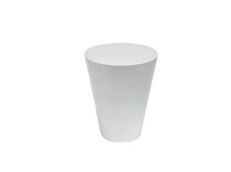 1B020W-White Glossy Side Table