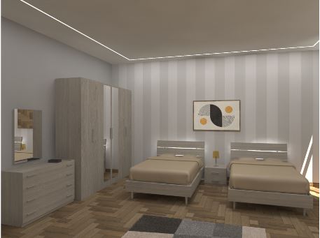 BLADE-Local Bedroom Set With Led Light