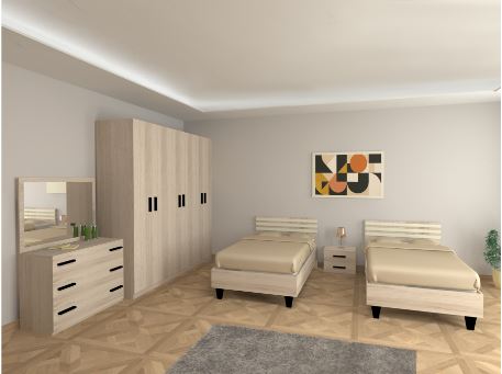 STRIPED-Striped Bedroom Local Set