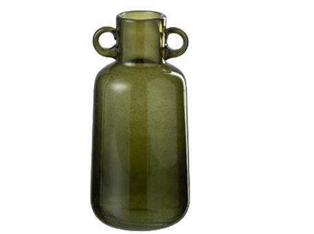 49599-Vase Glass Green Small