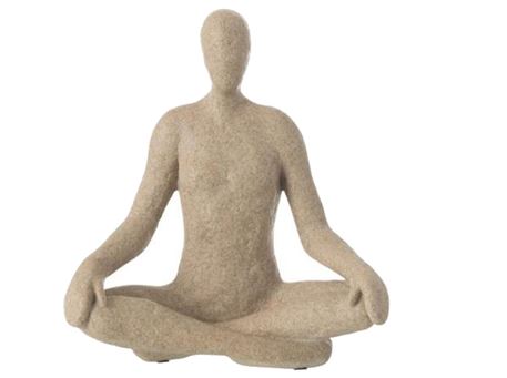 50125-Figure Yoga Resin Beige 