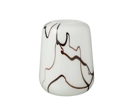 53608-Vase Smoke Glass 