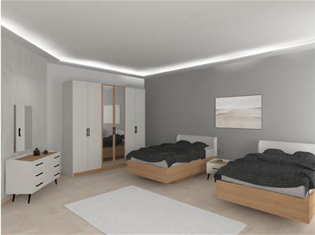 ATLANTA-Local Bedroom Set 120cm With Mechanism