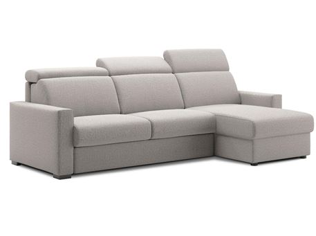 BL012-ASH- Corner Sofa Bed With Built-In Mattress
