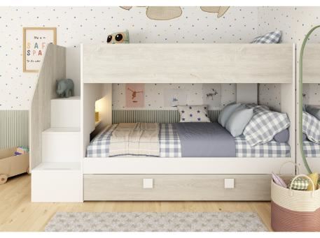 MAYER-Bunkbed With Pullout Bed
