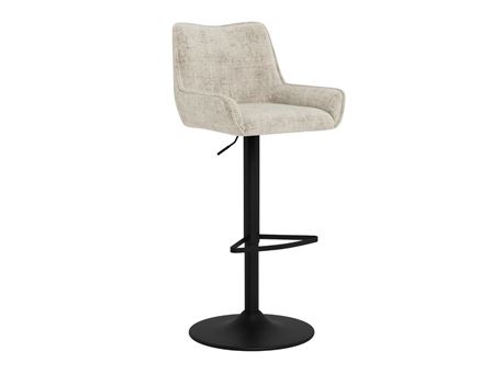 EDDIE-Bar Stool Juto Fabric Beige