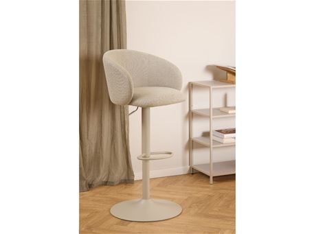 ELEANOR616-Swivel Beige Bar Stool