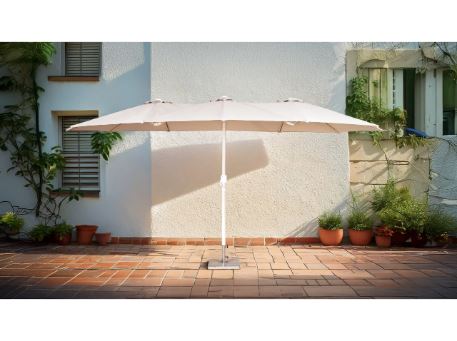 BELLEVUE-TWIN-Umbrella Canopy Beige