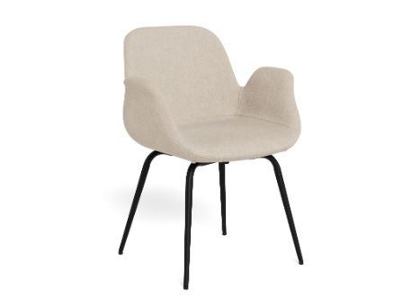 BETH-Armrest Dining Chair Sand Color