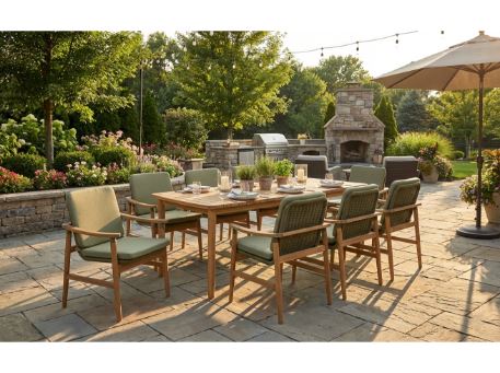 MASAYA-Wood Dining Table With Matching Chairs 