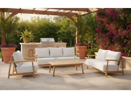 SOLLER-Outdoor Teak Wood Set